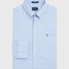 E&M Stores Gant Slim Fit Shirt Blue Clearance