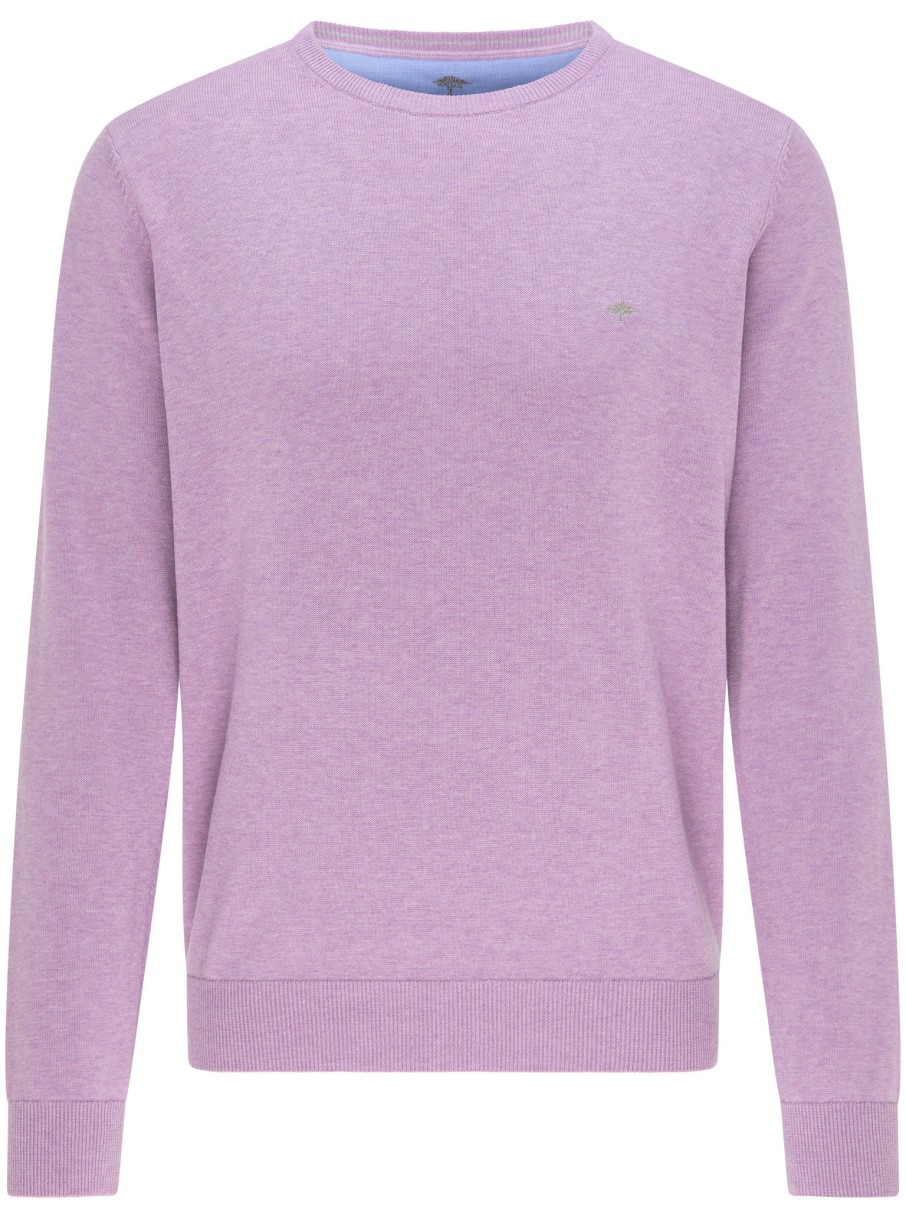 E&M Stores Fynch Hatton Crew Sweater Lavender Clearance