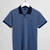 E&M Stores Gant Oxford Polo T-Shirt Blue Clearance