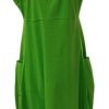 E&M Stores V Neck Dress Green Best