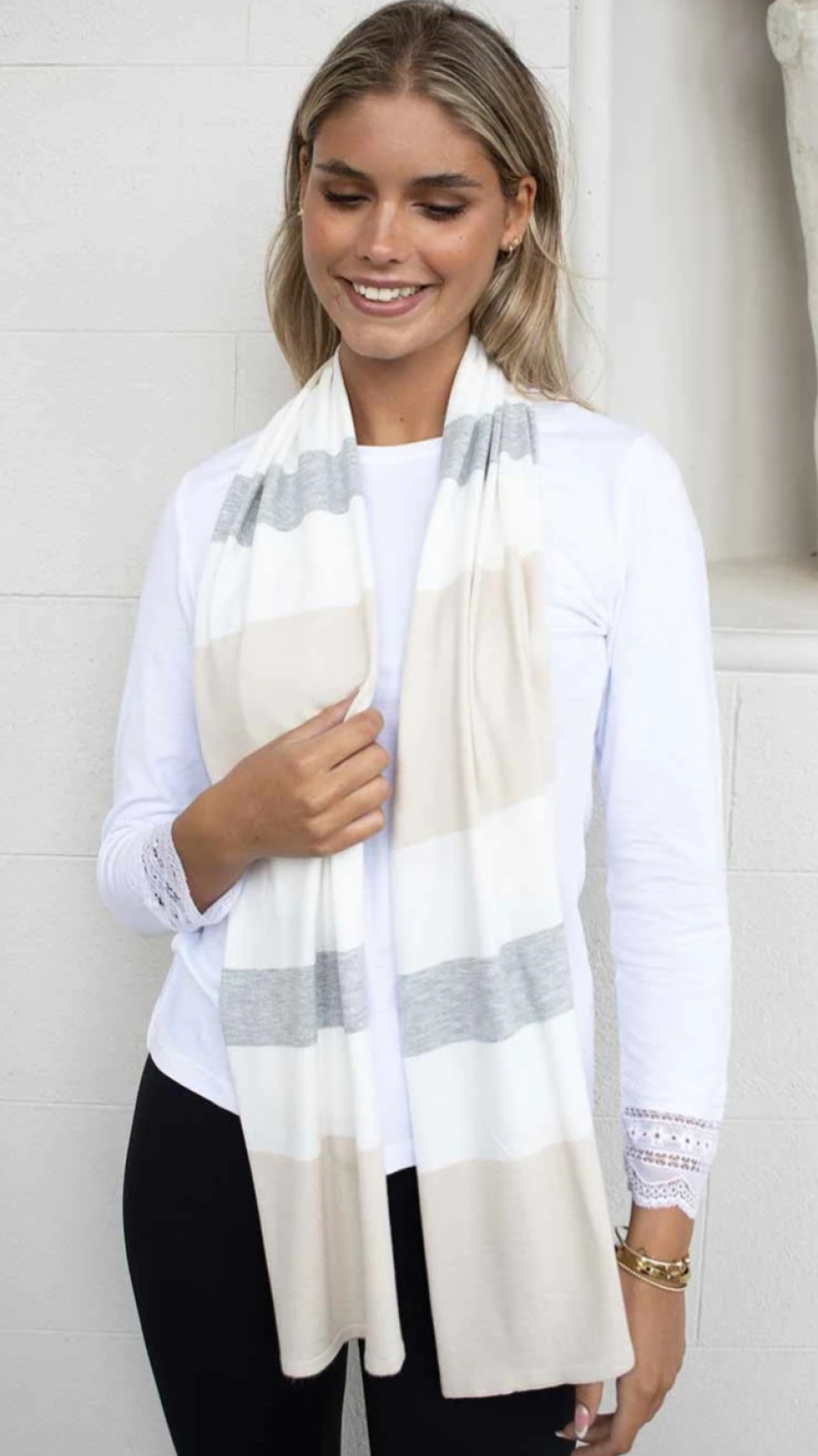 E&M Stores No2 Scarf Multicolour Clearance