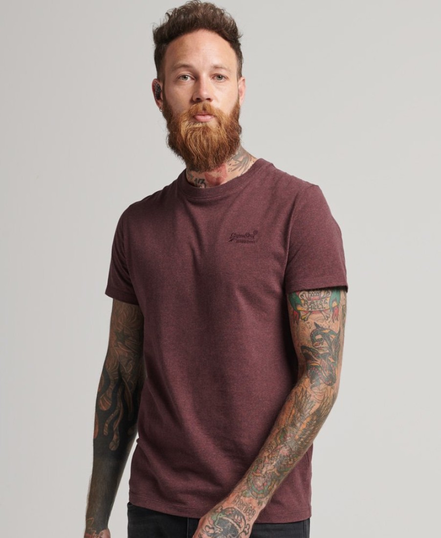 E&M Stores Super Tee Burgundy Clearance