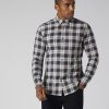 E&M Stores Slim Shirt Navy Best