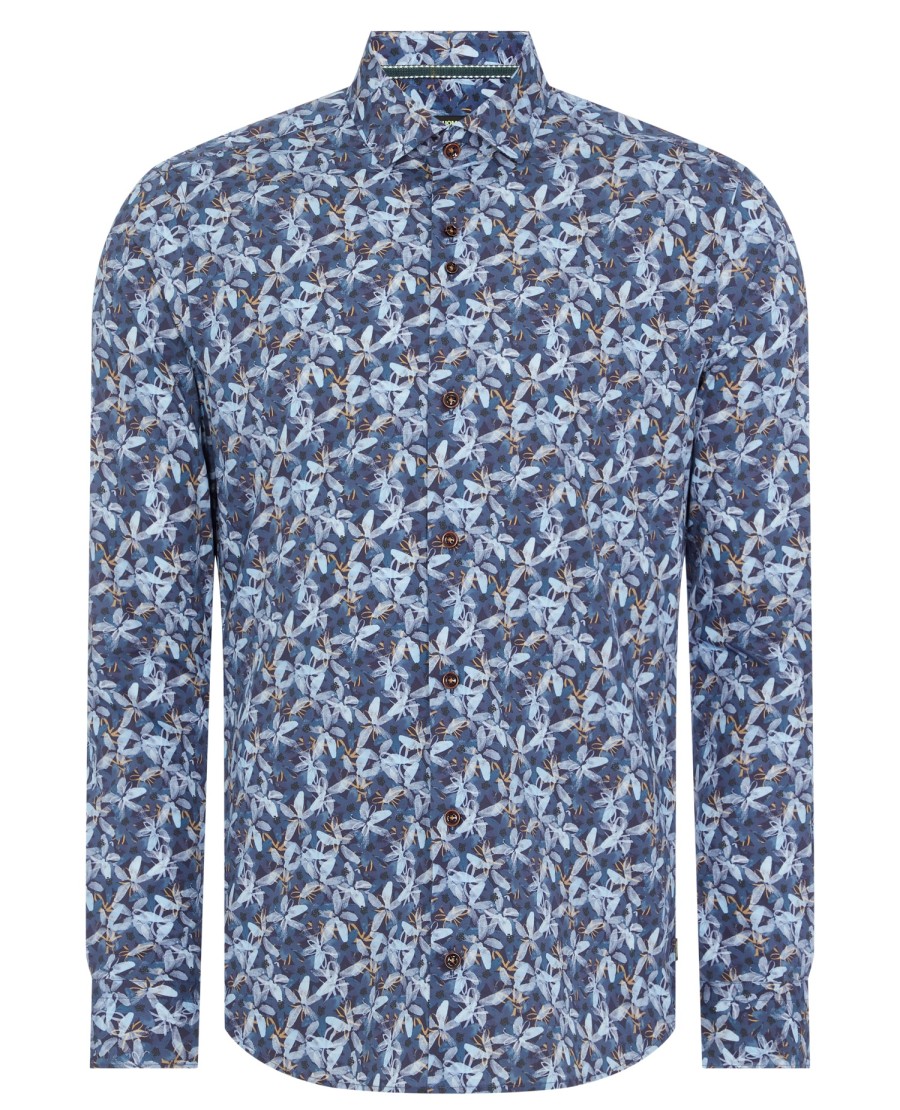 E&M Stores Remus Slim Fit Shirt Blue Online