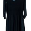 E&M Stores Peruzzi Pleat Dress Black Online