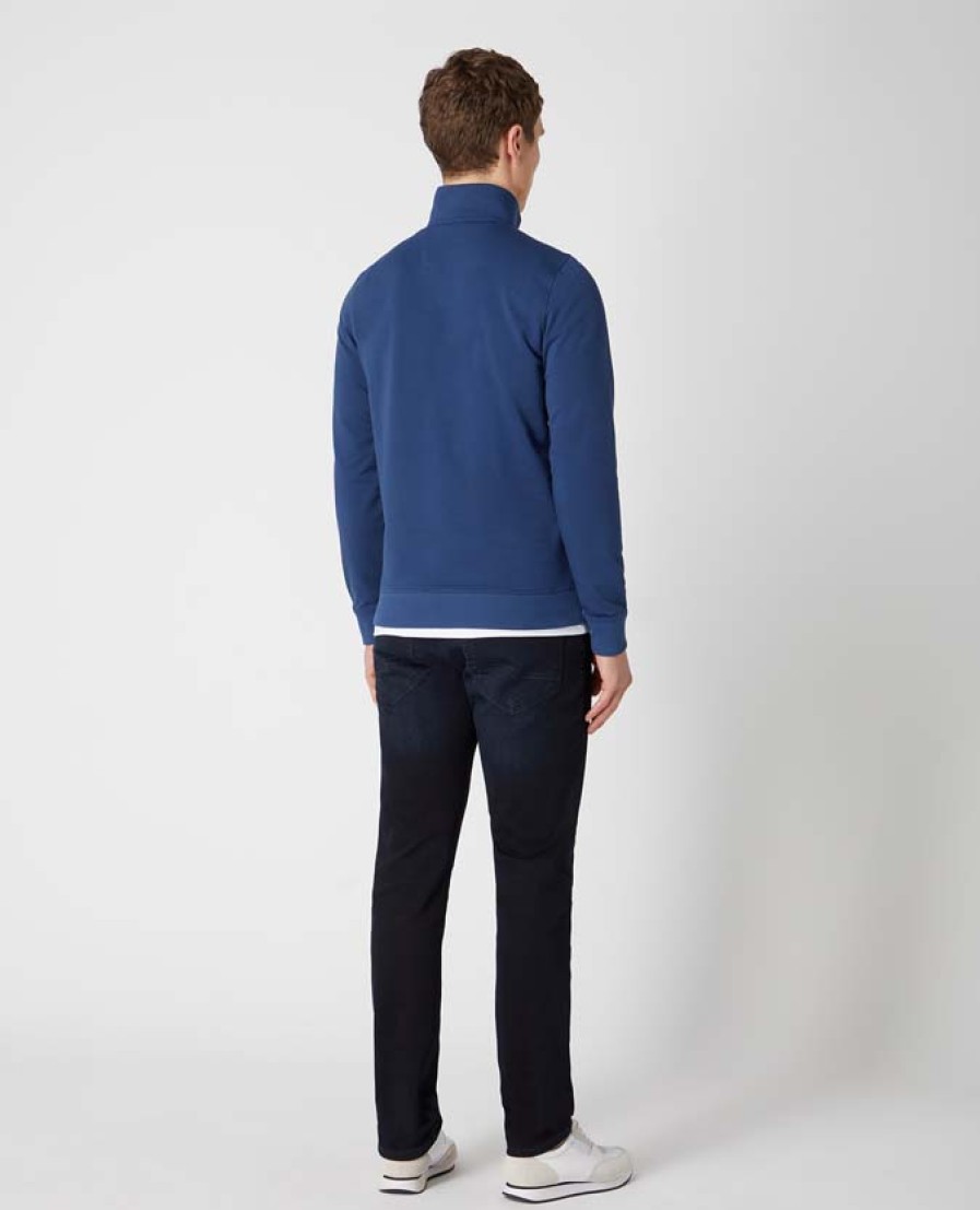 E&M Stores Remus Half Zip Sweat Indigo Online