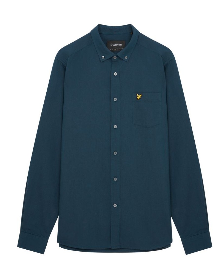 E&M Stores Lyle 7 Scott Shirt Indigo Hot