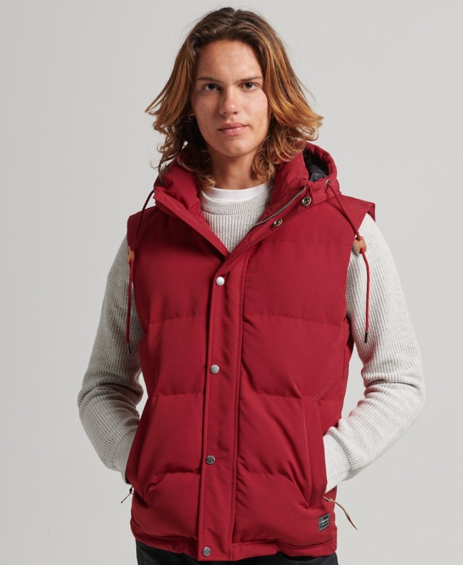 E&M Stores Everest Gilet Red New