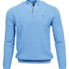 E&M Stores Andre Zip Sweater Blue Wholesale