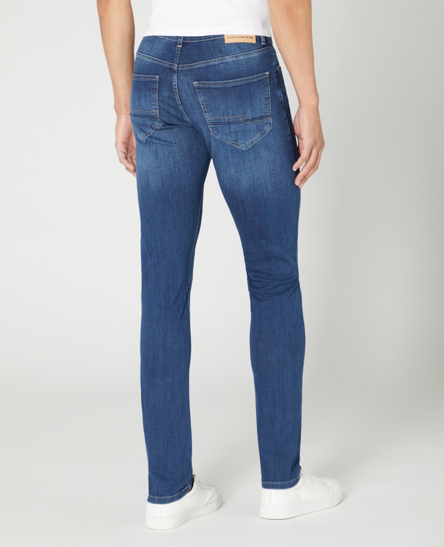 E&M Stores Remus Slim Fit Jean Stone Wash Online