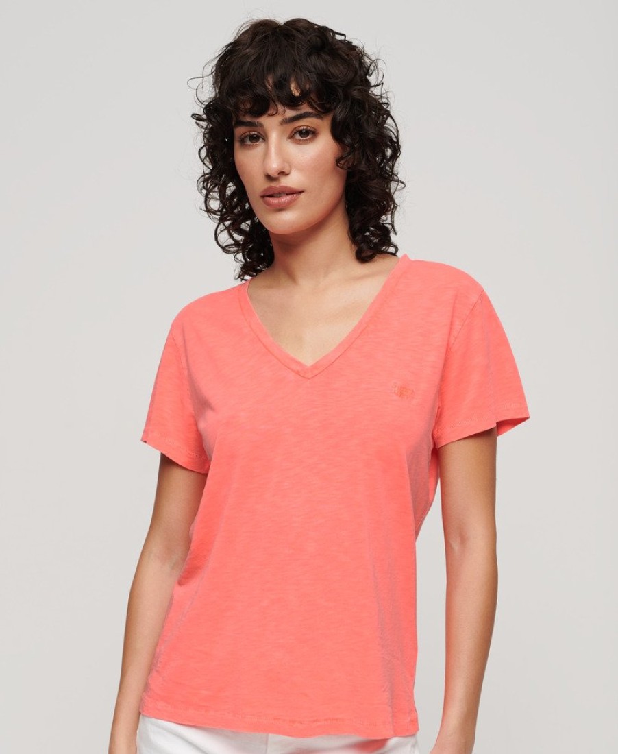 E&M Stores Superdry Slub Tee Rose Best