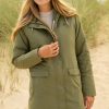 E&M Stores Lighthouse Long Coat Khaki Clearance