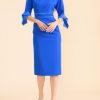 E&M Stores Caroline K Dress Intense Blue Online