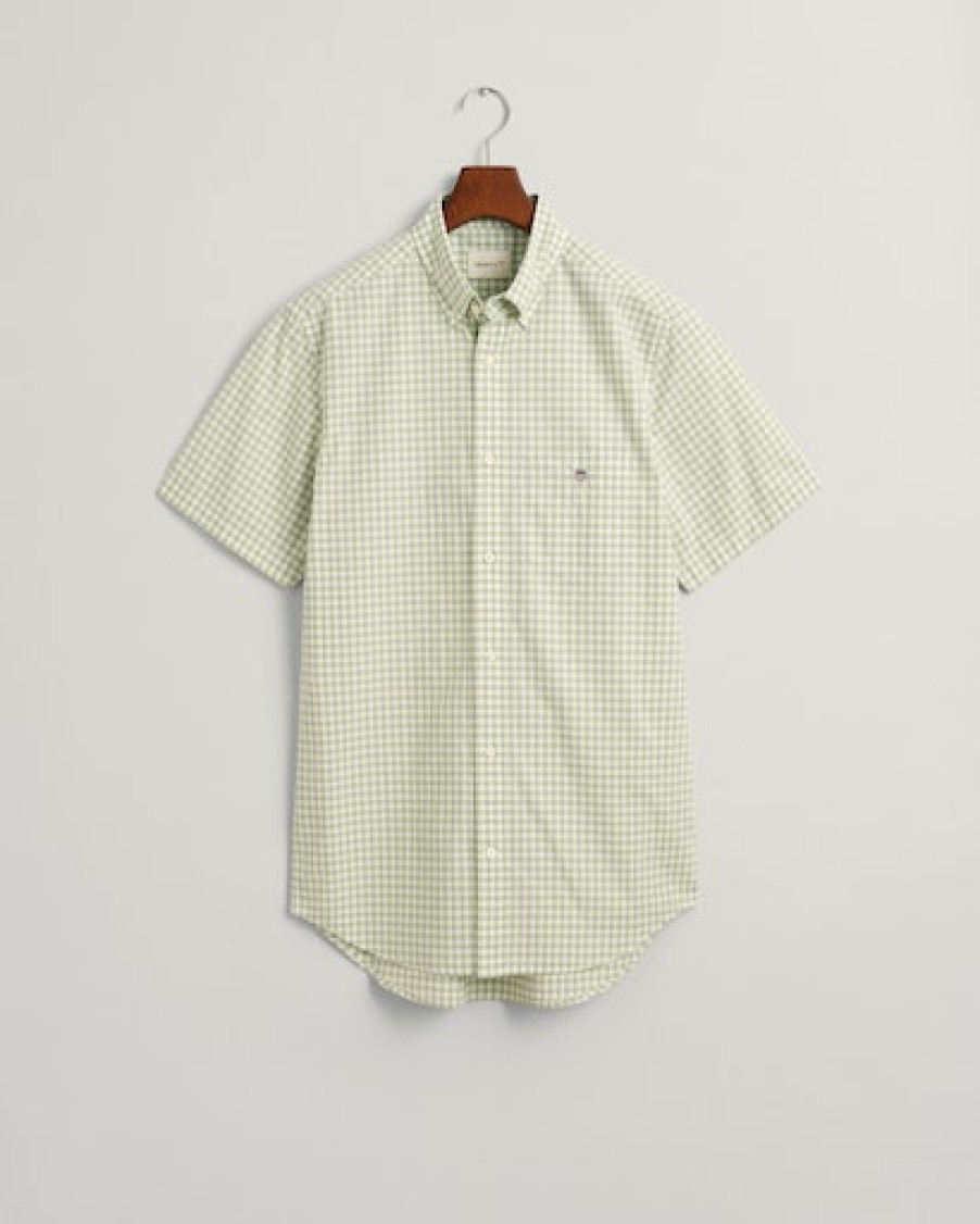 E&M Stores Gant Ss Shirt Green New