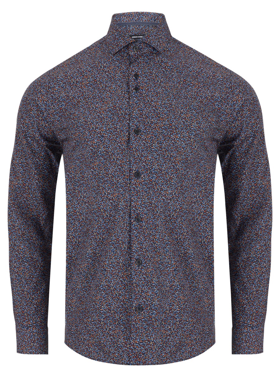 E&M Stores Remus Tappered Shirt Navy Online