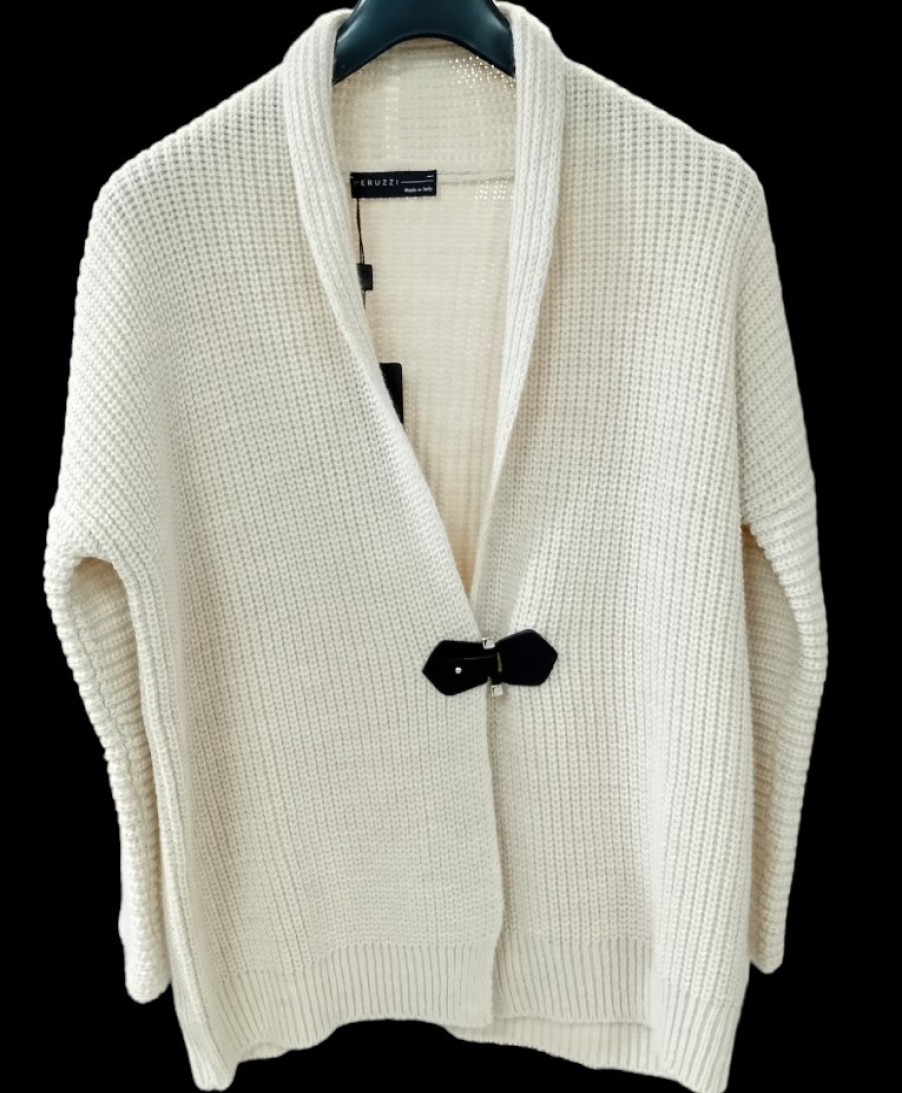 E&M Stores Peruzzi Knit Cardi Beige Online