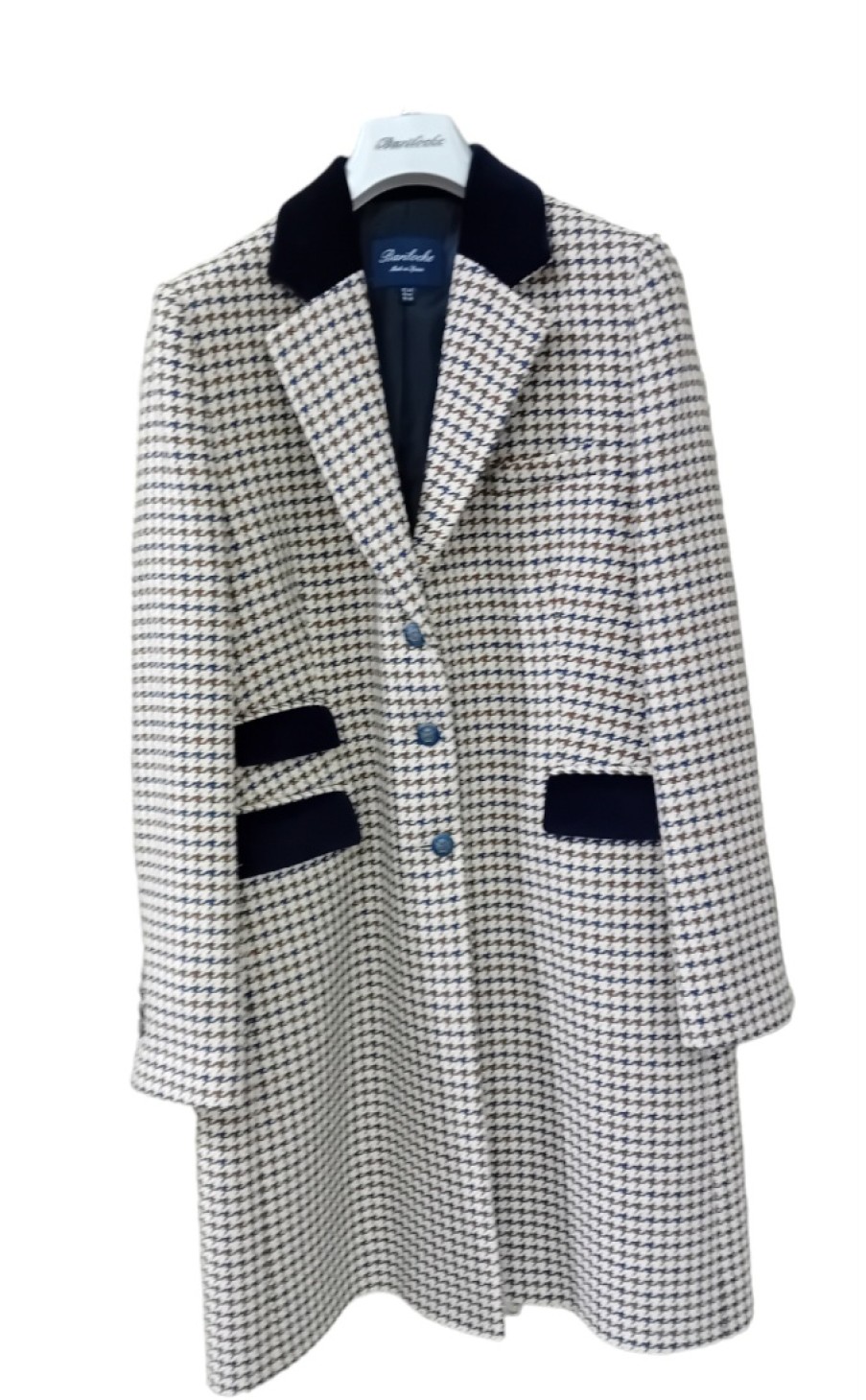 E&M Stores Long Coat Blue New