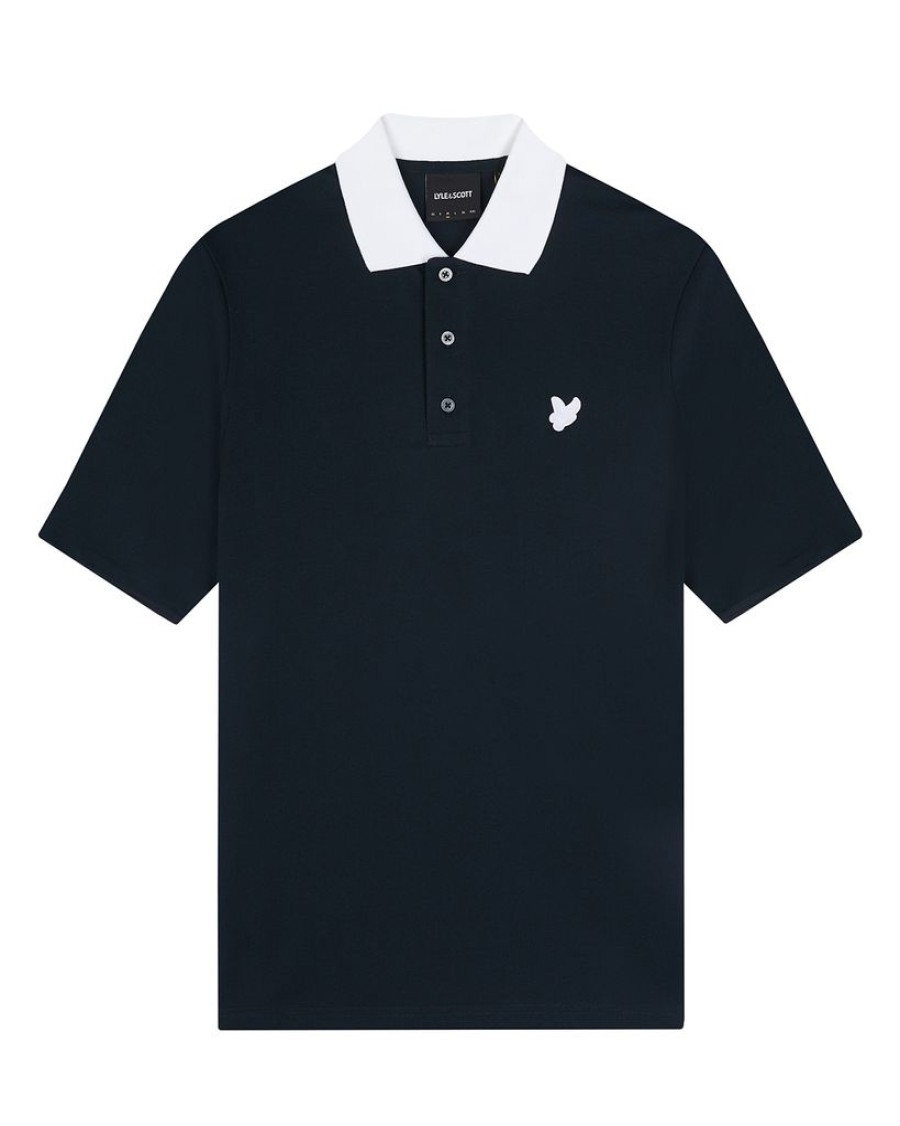 E&M Stores Lyle 7 Scott Polo Navy New