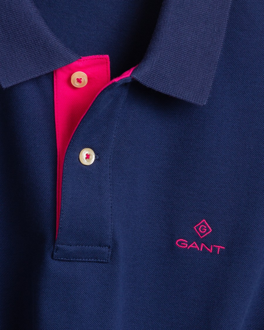 E&M Stores Gant Polo Tee Deep Blue Wholesale