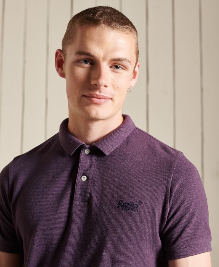 E&M Stores Superdry Polo Shirt Purple Wholesale