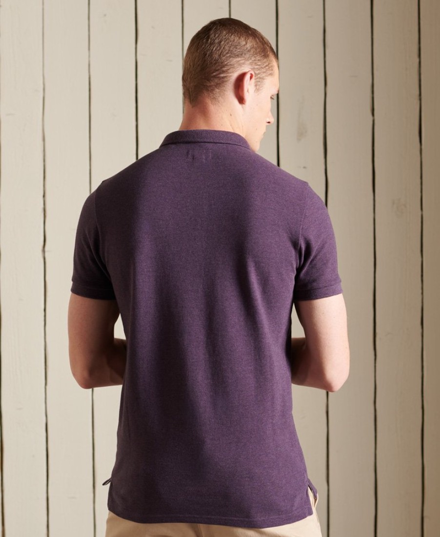 E&M Stores Superdry Polo Shirt Purple Wholesale