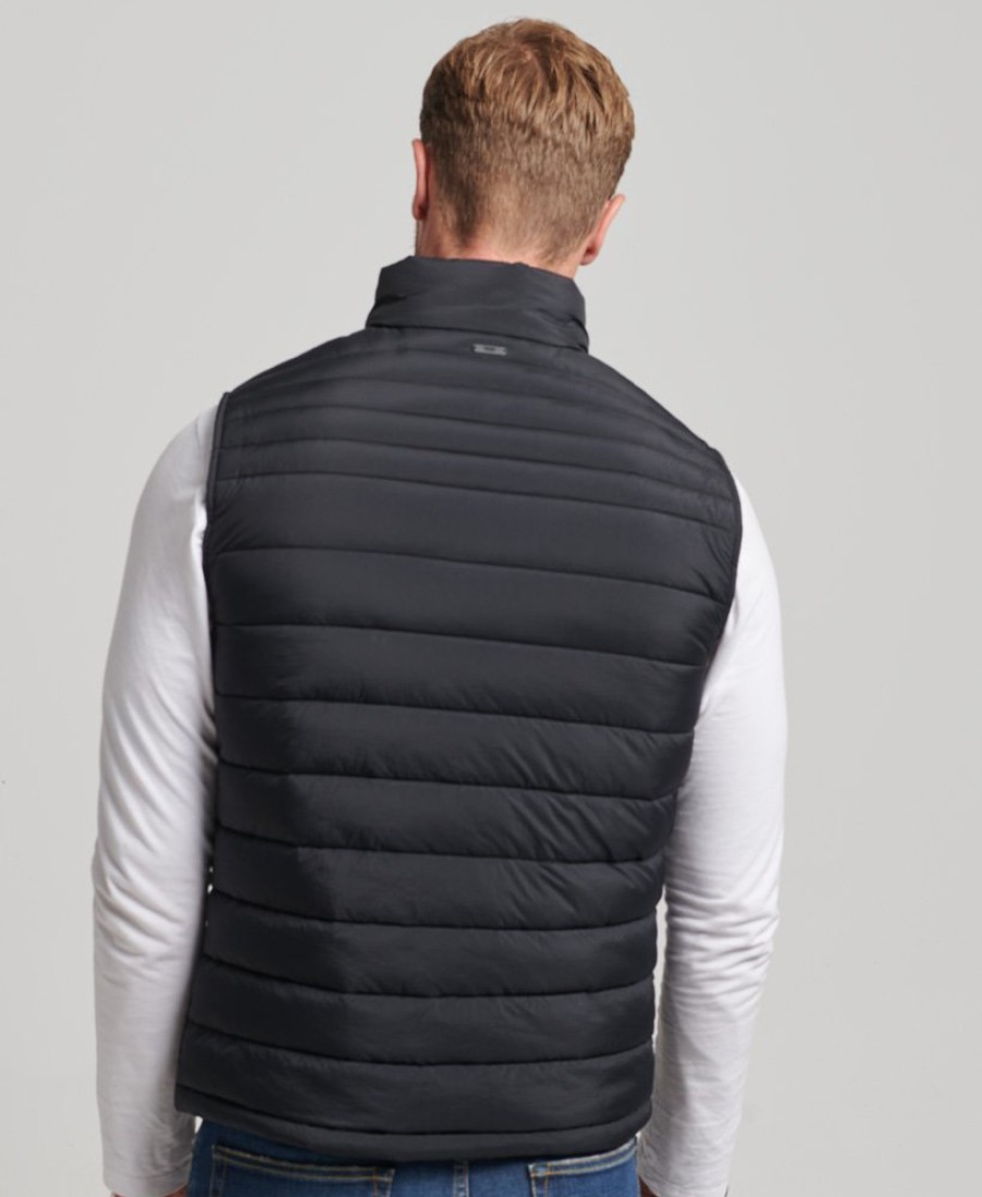 E&M Stores Superdry Gilet Navy Clearance