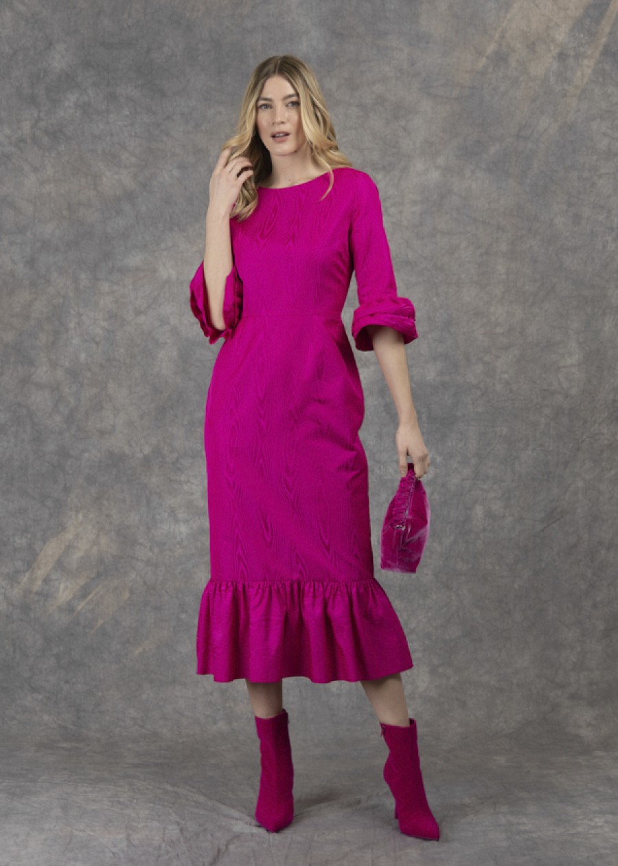 E&M Stores Fee G Dress Fuschia Hot